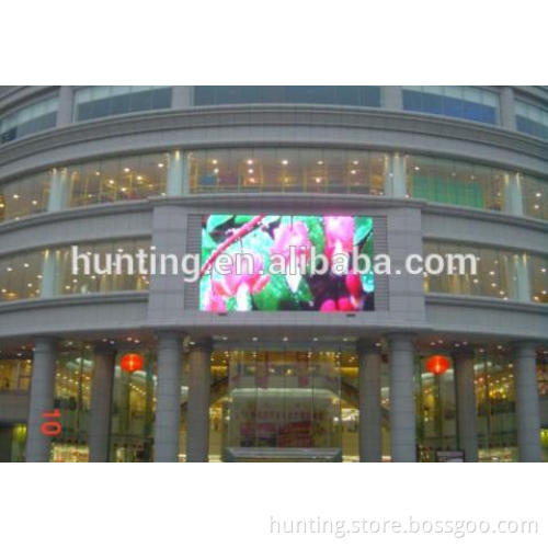 hight refresd outdoor p10 LED display screen configuration on top of building